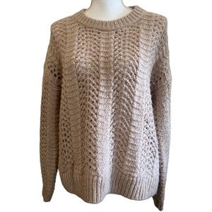 Madewell Windemere Pointelle Pullover Sweater